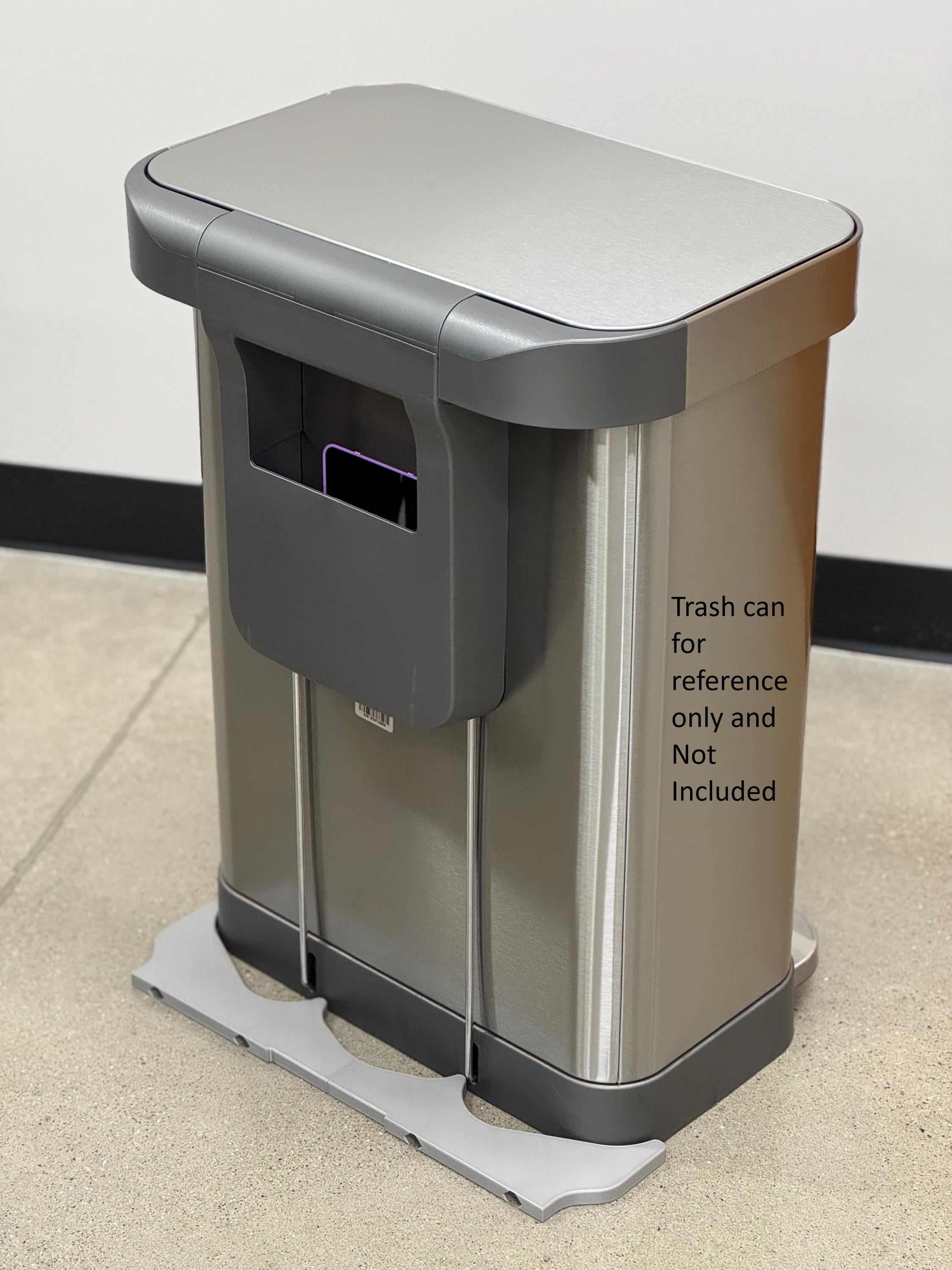 NoScoot: Trashcan Spacer 00210-14 Compatible with SimpleHuman 55L Rectangular Step Can Models CW2023, CW2103, CW2026, and CW2124