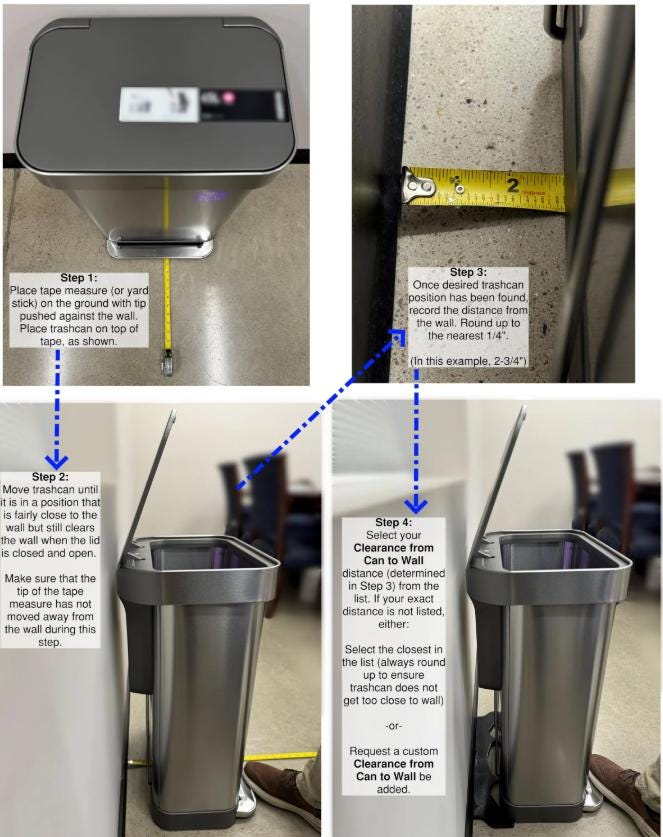 NoScoot: Furniture Spacer 00210-07  (Damage protection, Wall Scuff protection, Hold in place, Couch, Chair, Stool)