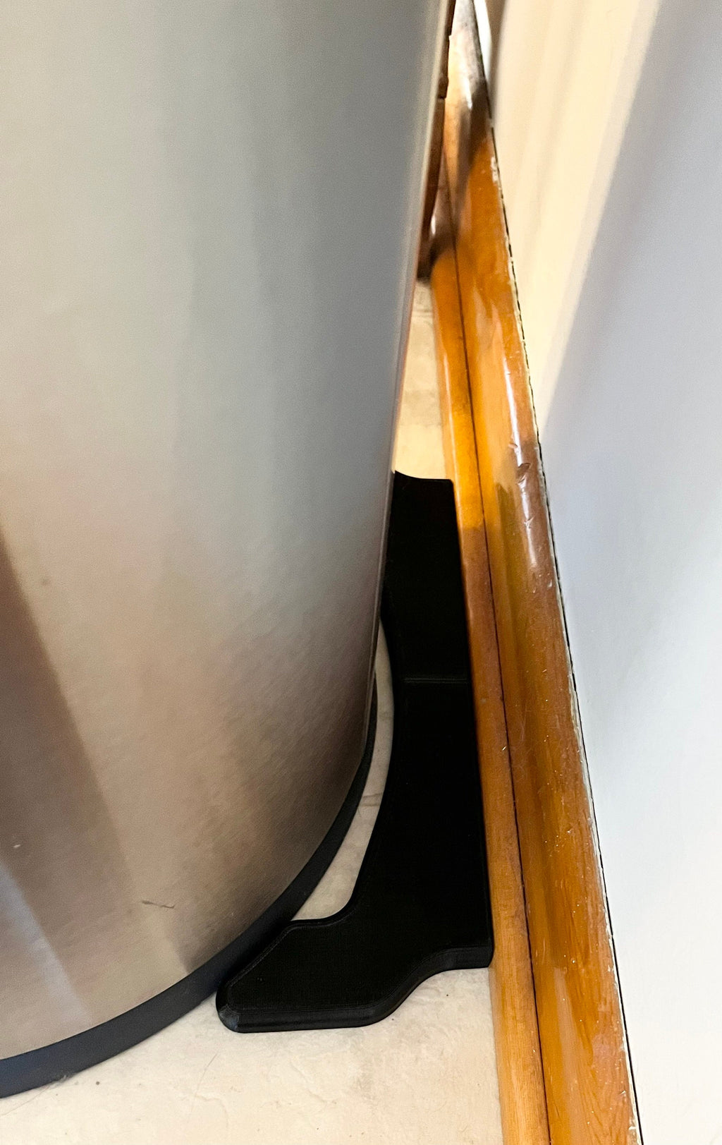 NoScoot: Trashcan Spacer 00202-03 compatible with 12” to 13" Round Trash Cans such as Simplehuman