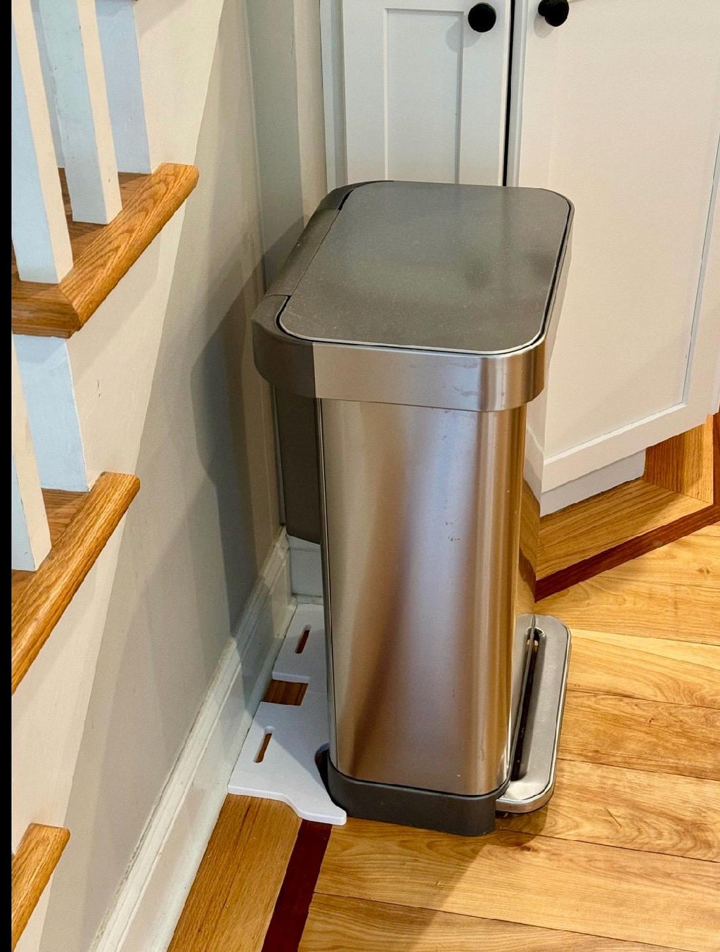 NoScoot Spacer for CW2024, CW2027, CW2080, CW2092 - Compatible with SimpleHuman Rectangular Trash Can