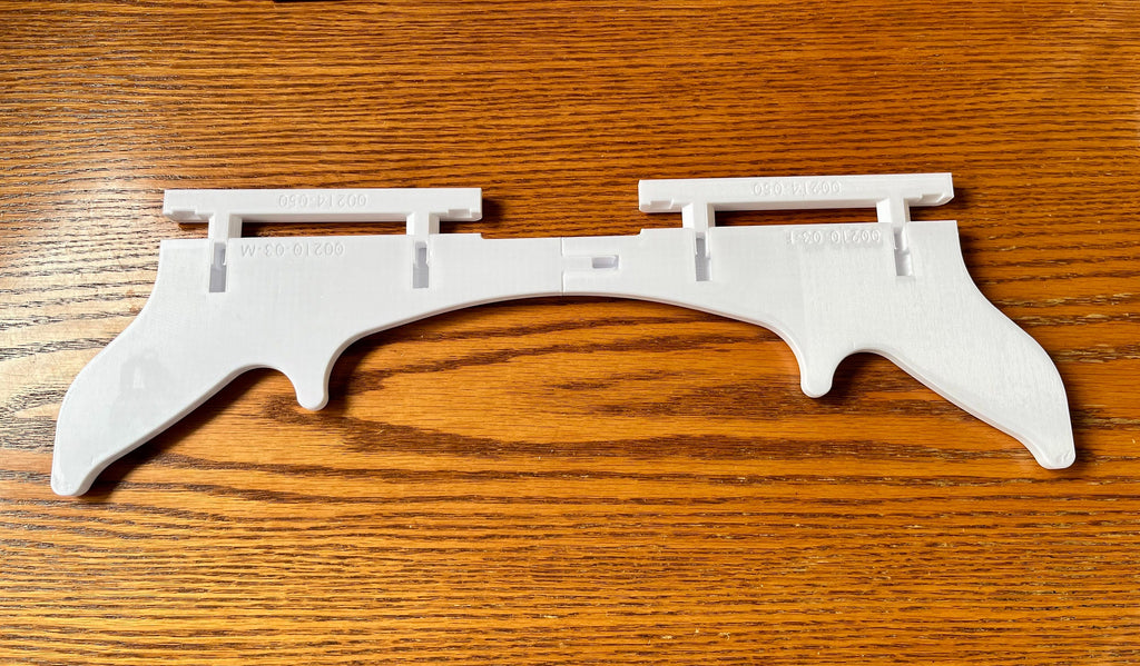 NoScoot: Trashcan Spacer 00210-03 compatible with SimpleHuman 60L Semi-round Trash can CW2029