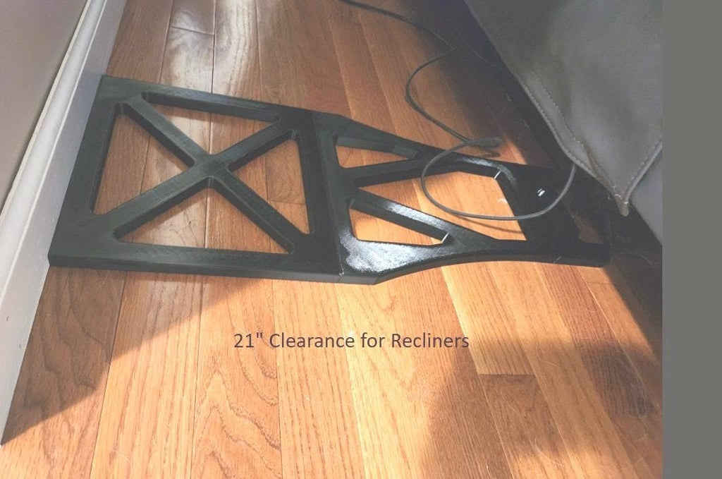 NoScoot: Furniture Spacer 00210-07  (Damage protection, Wall Scuff protection, Hold in place, Couch, Chair, Stool)