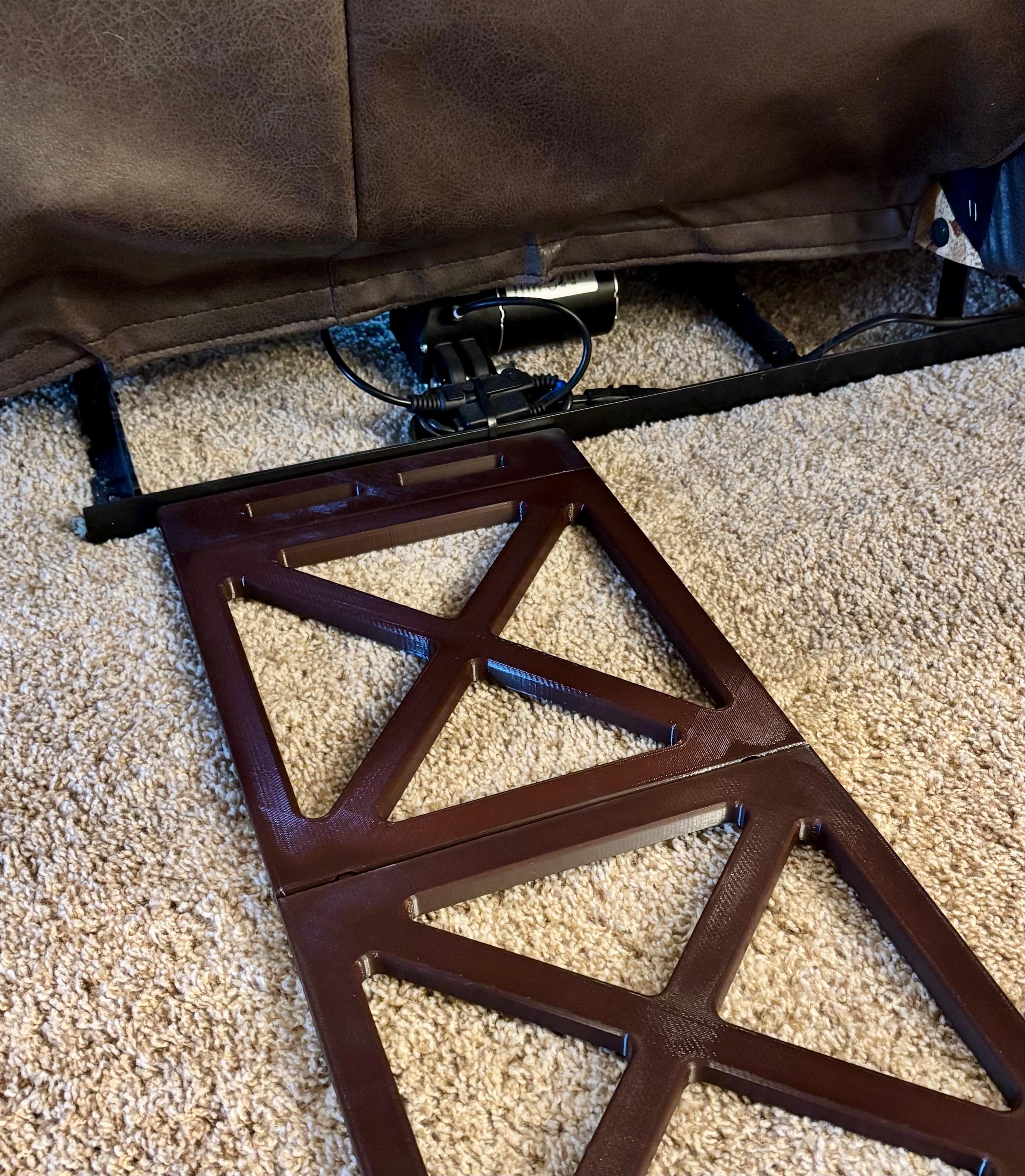 NoScoot: Furniture Spacer 00210-07  (Damage protection, Wall Scuff protection, Hold in place, Couch, Chair, Stool)