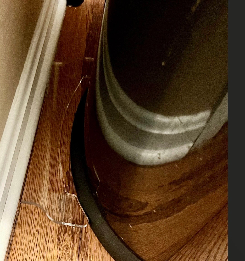 NoScoot: Trashcan Spacer 00202-03 compatible with 12” to 13" Round Trash Cans such as Simplehuman