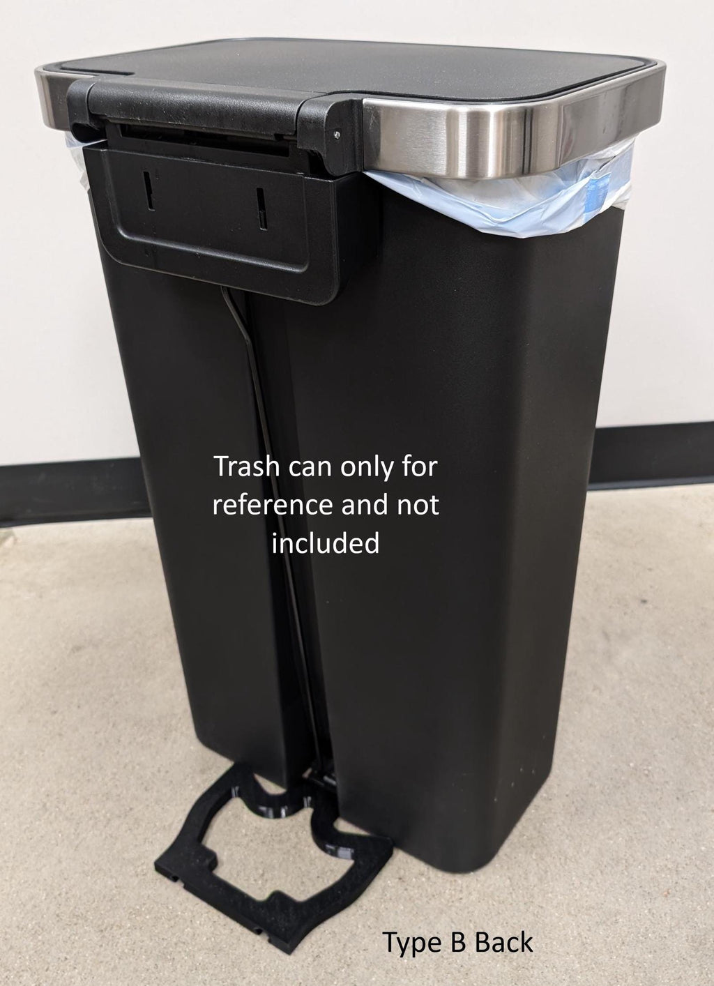 NoScoot: Trashcan Spacer 00210-06 compatible with Better Home & Garden Rectangular Step Can 11.9 gallon