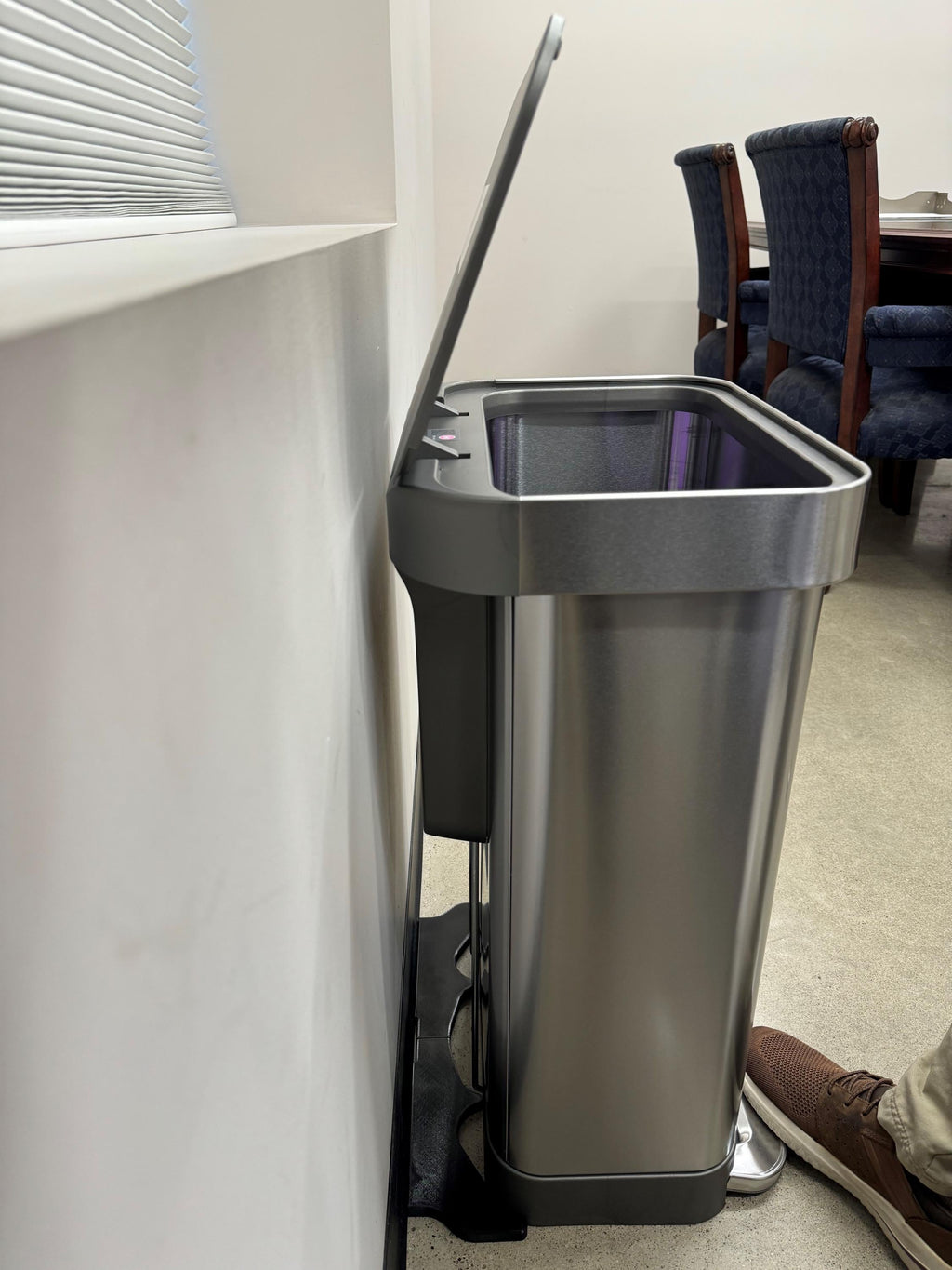 NoScoot Spacer for CW2024, CW2027, CW2080, CW2092 - Compatible with SimpleHuman Rectangular Trash Can