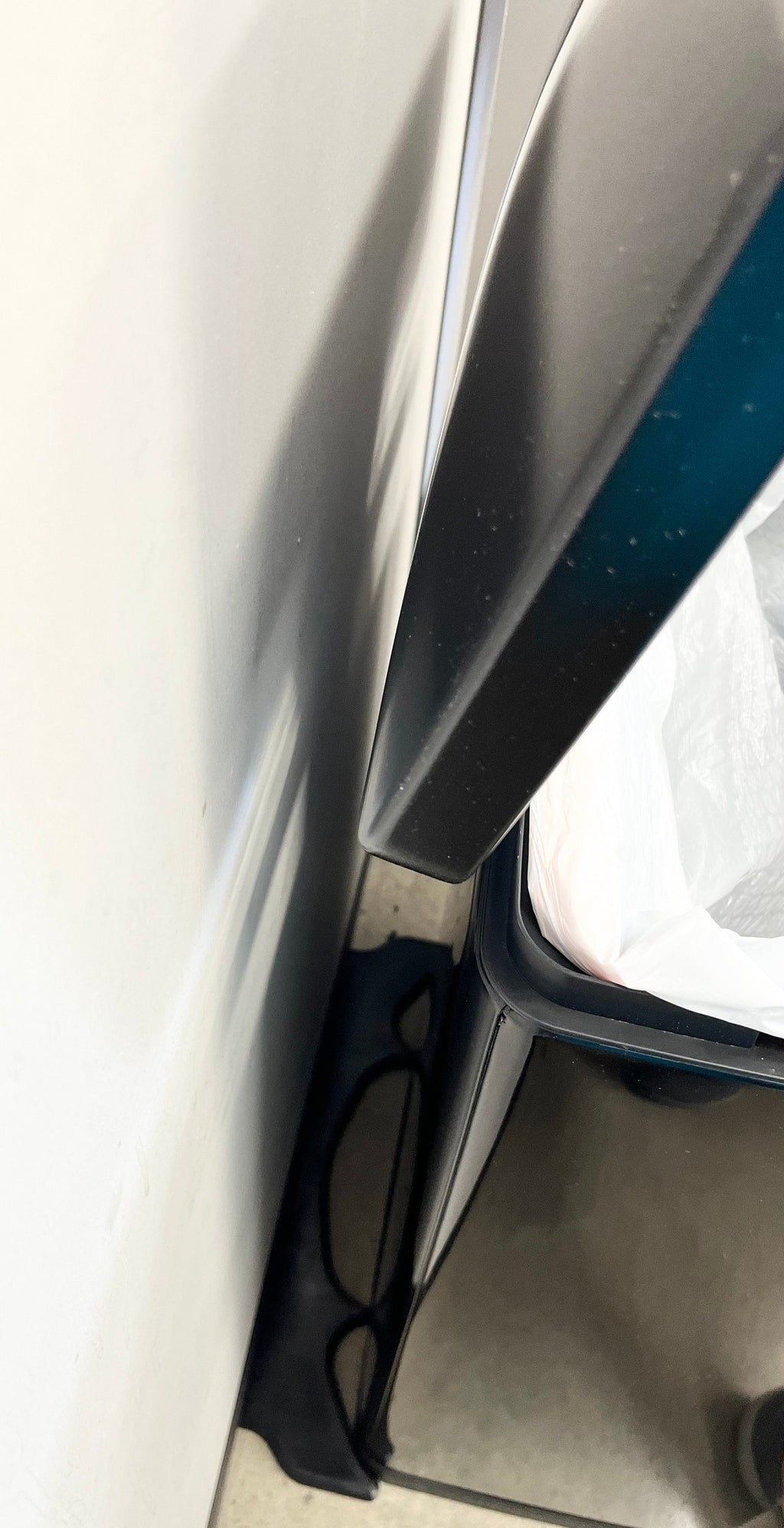 NoScoot: Trashcan Spacer 00210-08 compatible with Tramontina 81200 13-Gallon Rectangular Step Trash Can