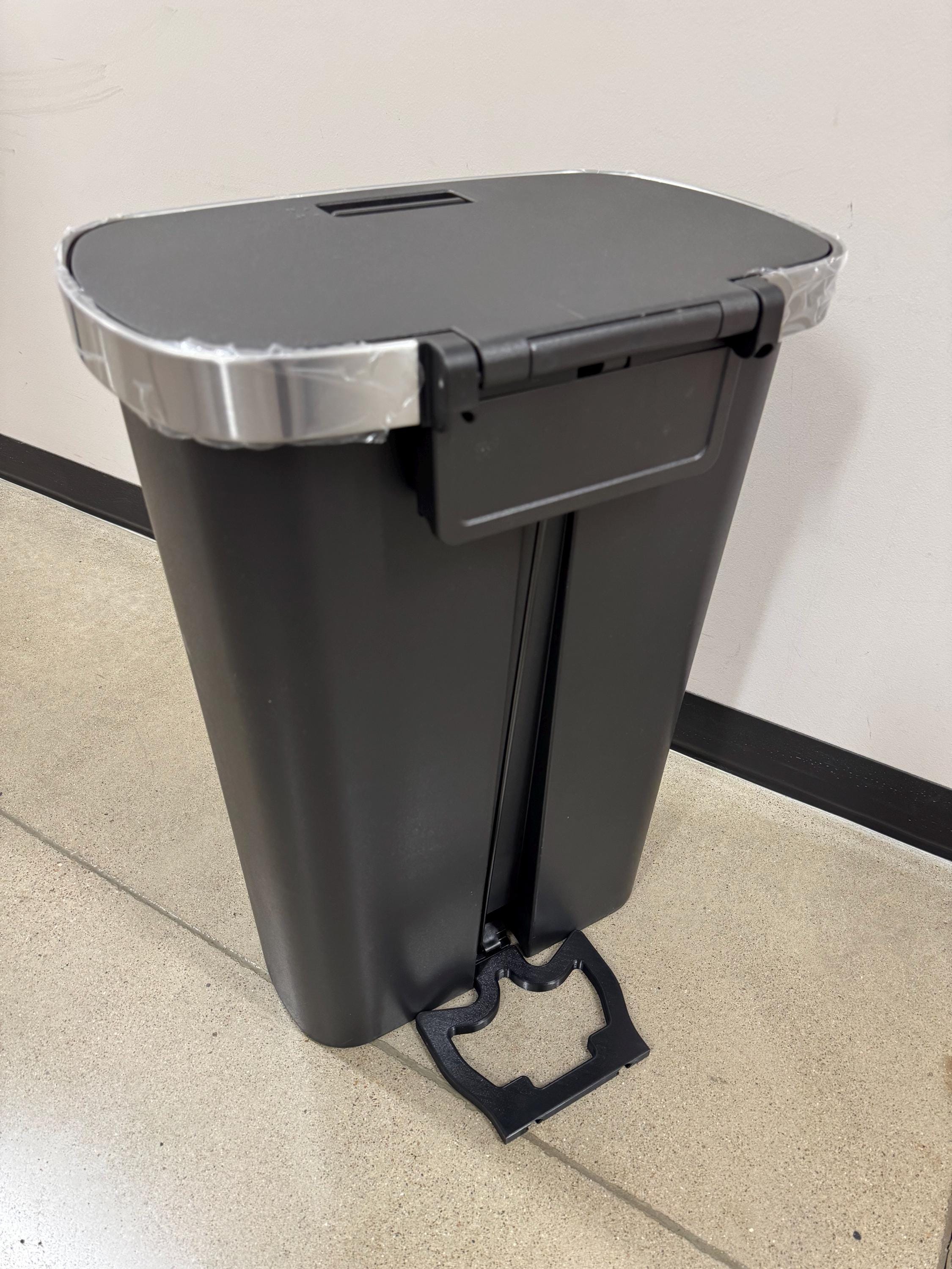NoScoot: Trashcan Spacer 00210-11  compatible with Brightroom (Target) 13 gal Locking Lid Rectangular Step Trash Can