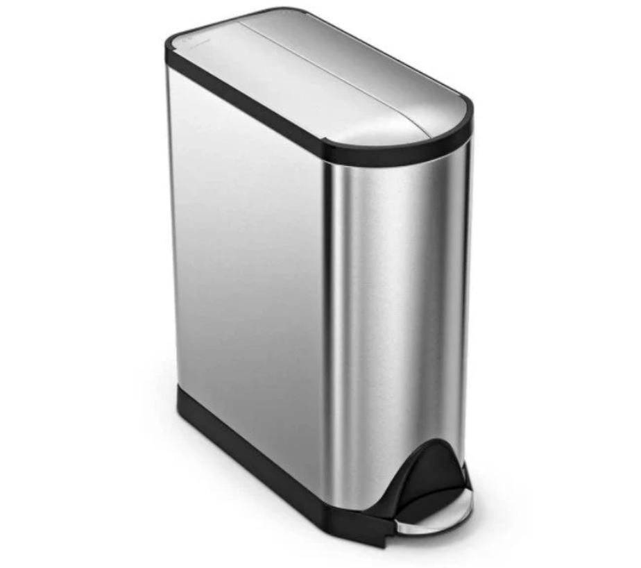 NoScoot: Spacer 00210-01 Compatible with SimpleHuman Butterfly Trash Cans 45L Butterfly CW1897, 30L Butterfly CW1824, Recycler 40L CW2017