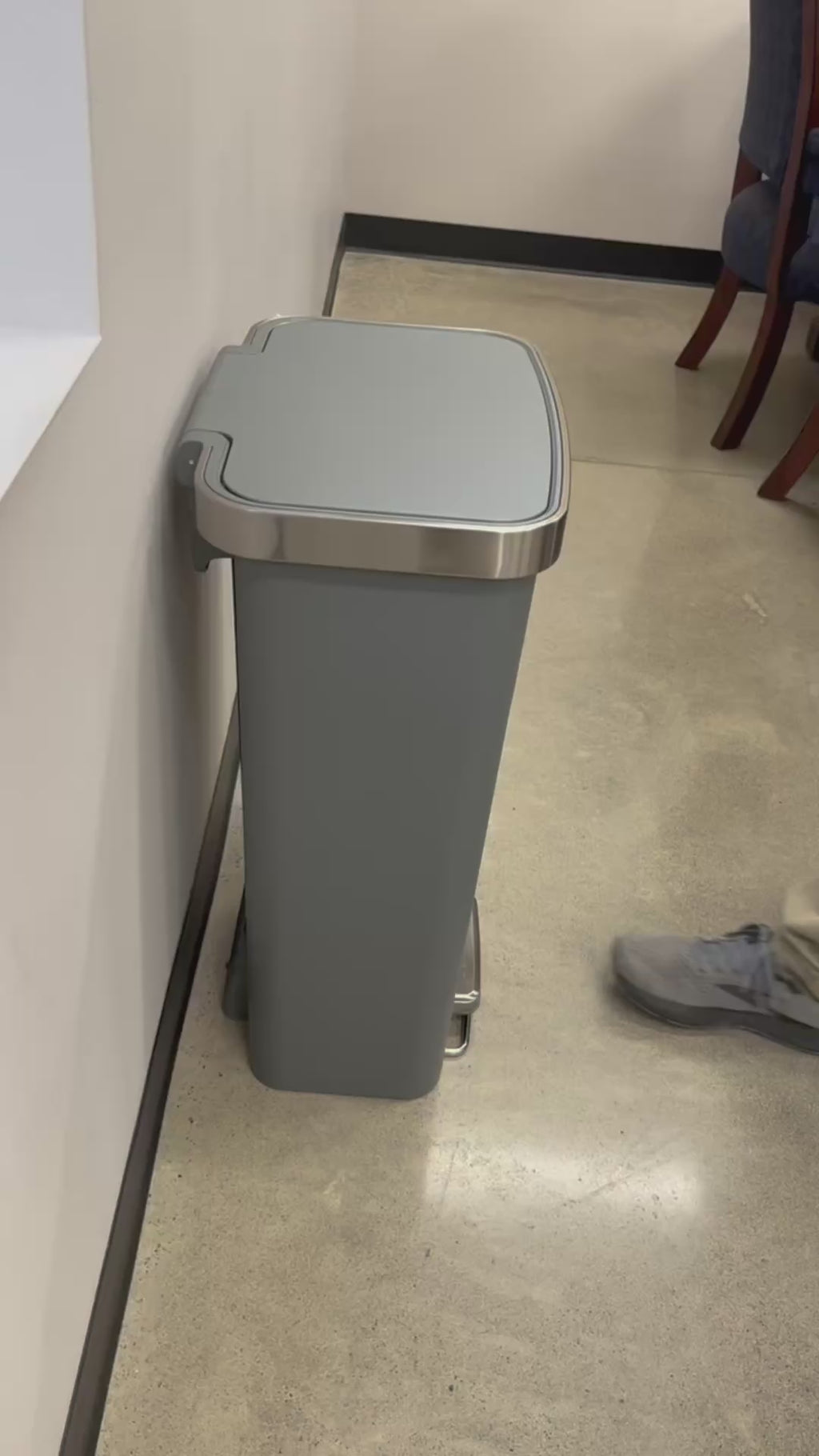 NoScoot: Trashcan Spacer 00210-14 Compatible with SimpleHuman 55L Rectangular Step Can Models CW2023, CW2103, CW2026, and CW2124